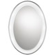 Tigris Oval Recessed Mirror - Chrome / Mirror