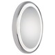 Tigris Oval Surface Mirror - Satin Nickel / Mirror Tigris Oval Surface Mirror - Satin Nickel / Mirror