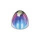 Dichroic Glass Shield - Satin Nickel / Dichroic