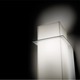 Tovier A-2403 Wall Sconce - Brushed Nickel / White Tovier A-2403 Wall Sconce - Brushed Nickel / White