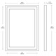 Ava Mirror Dimmable 2500K - Closeout -  / 