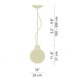 Agave Ball Pendant - /