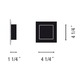 Alpha Square Wall Light -  / 