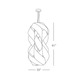 Anfora Large Suspension -  / 