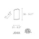 Atlantis Small Wall Sconce - /