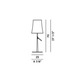 Birdie Piccola Table Lamp with Dimmer - /