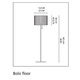 Bolo Classic Floor with In Line Dimmer -  / 