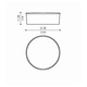 Box Round Wall or Ceiling Light - /
