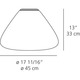Capsule 45 Ceiling Flush Mount - /