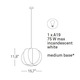 Carambola Small Suspension - /