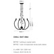 Chill Out Arms Up Suspension with Crystal Balls - /