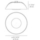 Cosmic Rotation Reflected Ceiling Flush Mount -  / 