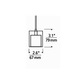 Kable Lite Cube Pendant - /