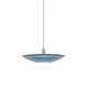Kable Lite Diz Pendant - Satin Nickel / Steel Blue Kable Lite Diz Pendant - Satin Nickel / Steel Blue