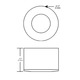 Dot Round 30 Degree LED Undercabinet -  / 