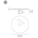 Droplet LED Ceiling Mount - /
