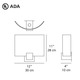 Dupla Curved Wall Light - /