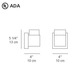 Dupla LED Single Wall Light  -  / 