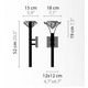 Elements of Love XL Wall Lamp -  / 