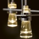 Erlenmeyer Multi Pendant - Dark Smoke / Clear Erlenmeyer Multi Pendant - Dark Smoke / Clear