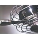 Acero Fan - Brushed Steel /Mahogany / 