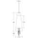 FJ Tower Of Crystal Love Pendant 12V -  / 