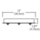 FJ 12 Inch Round 3 Port Canopy - /