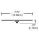FJ 7 Inch Round Recessed Canopy -  / 