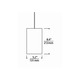 Kable Lite LED Fab Pendant - /