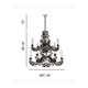Fantasia 18 Light Chandelier -  / 