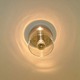 Fiore 139 Wall or Ceiling Light - Chrome / Transparent