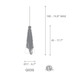 Frame Cone Pendant -  / 