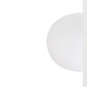 Glo-Ball W Wall Sconce - White / White