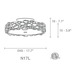 Glamour Ceiling Flush - /