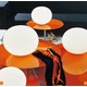 Glo-Ball Basic Table Lamp - Grey / White Glass Glo-Ball Basic Table Lamp - Grey / White Glass