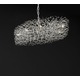Hollywood Oval Chandelier - Nickel / 