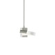 Freejack Ibiss Single Flood Edge Lit 3000K LED Head - Satin Nickel / 