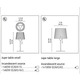 Jupe Classic Table Lamp without Dimmer - /