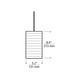 Kable Lite Fab Pendant - Chrome / Almond Kable Lite Fab Pendant - Chrome / Almond