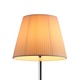 KTribe F2 Soft Floor Lamp - Polished Chrome / Cream