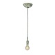 Braided Cord Pendant - Nickel Braided Cord Pendant - Nickel /