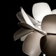 Infiore M-5807 Table Lamp - Shiny White / White