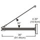 Monorail 2-Circuit Out-Rigger Power Feed -  / 