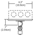 Monorail 2-Circuit 4 Inch Round Canopy -  / 