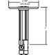 Monorail 2-Circuit Adjustable Dual Center Feed Canopy - /