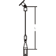 Monorail 2-Circuit Sloped Ceiling Adjustable Standoff -  / 