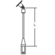 Monorail 2-Circuit Sloped Ceiling Rigid Standoff -  / 