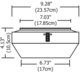 Monorail 2-Circuit 2X250W Surface Mount Magnetic Transformer -  / 
