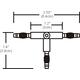 Monorail T Conductive Connector - /
