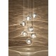 Mizu Multi Light Pendant - Brushed Nickel / Crystal Mizu Multi Light Pendant - Brushed Nickel / Crystal